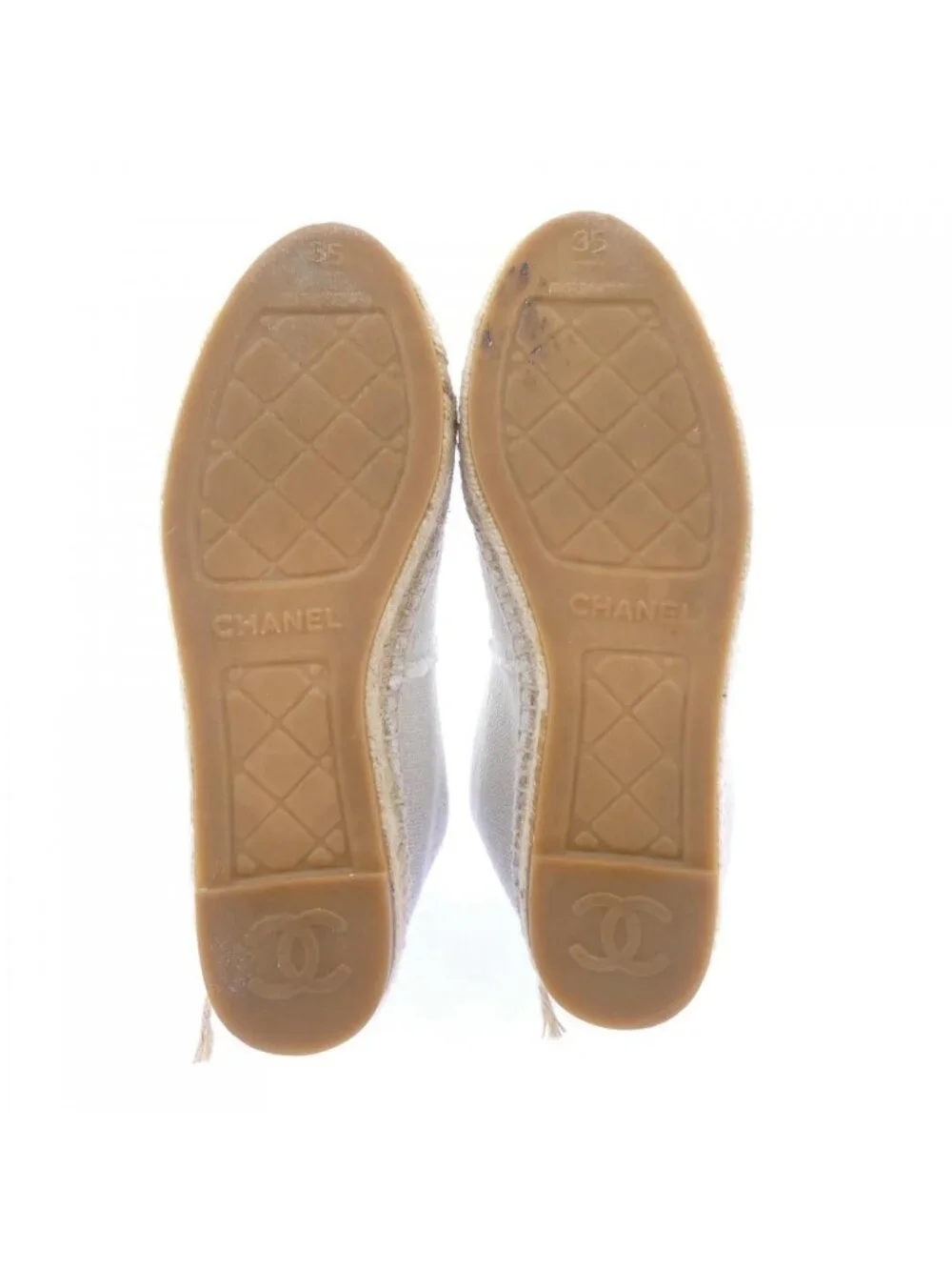 Chanel Espadrilles Shoes Beige